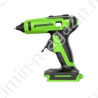 Пистолет клеевой аккумуляторный Greenworks G24GLG, 24V, без АКБ и ЗУ