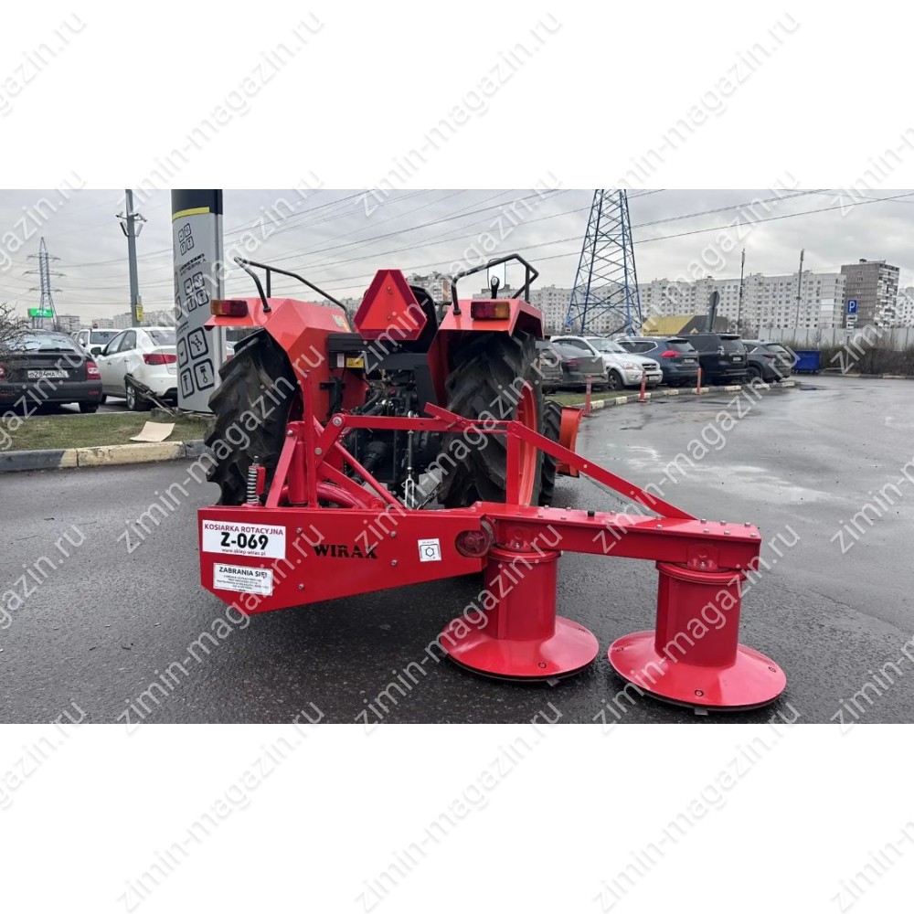 Минитрактор Kubota L4508 с отвалом и косилкой Wirax - фото 2