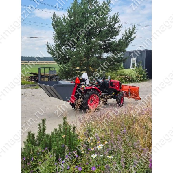 Минитрактор MAHINDRA OJA 2124 + Отвал коммунальный 140 см + Ковш гидравлический задний ширина 1,0 м - фото 5