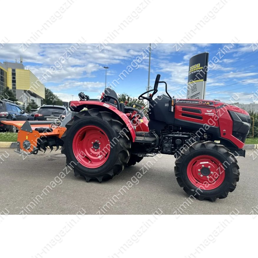 Минитрактор Mahindra OJA 3136 с почвофрезой для тракторов ZimAni TRX 95-180 см - фото 4