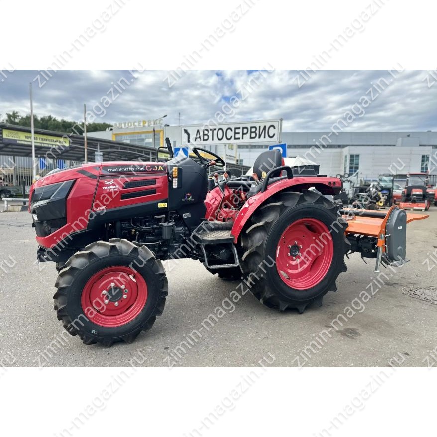 Минитрактор Mahindra OJA 3136 с почвофрезой для тракторов ZimAni TRX 95-180 см - фото 2