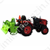 Минитрактор Mahindra OJA 2130 4WD с почвофрезой Kerland 