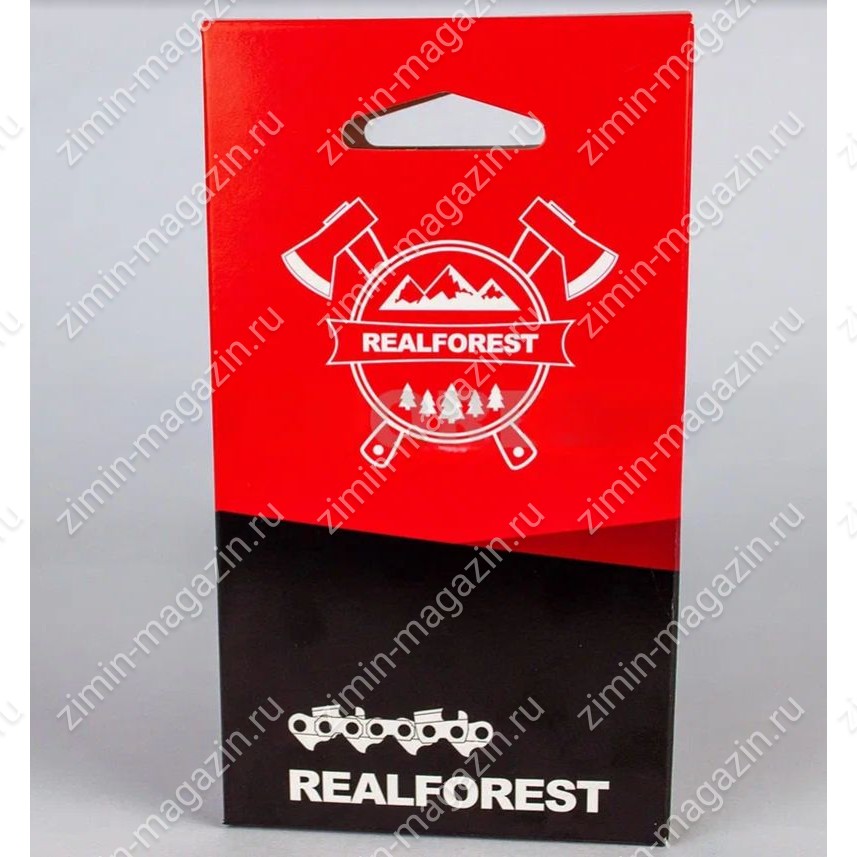 Цепь пильная RealForest 73RFX072E, Super Chisel, шаг 3/8" (0,375"; 9,32мм), толщина 1,5мм (0,058")