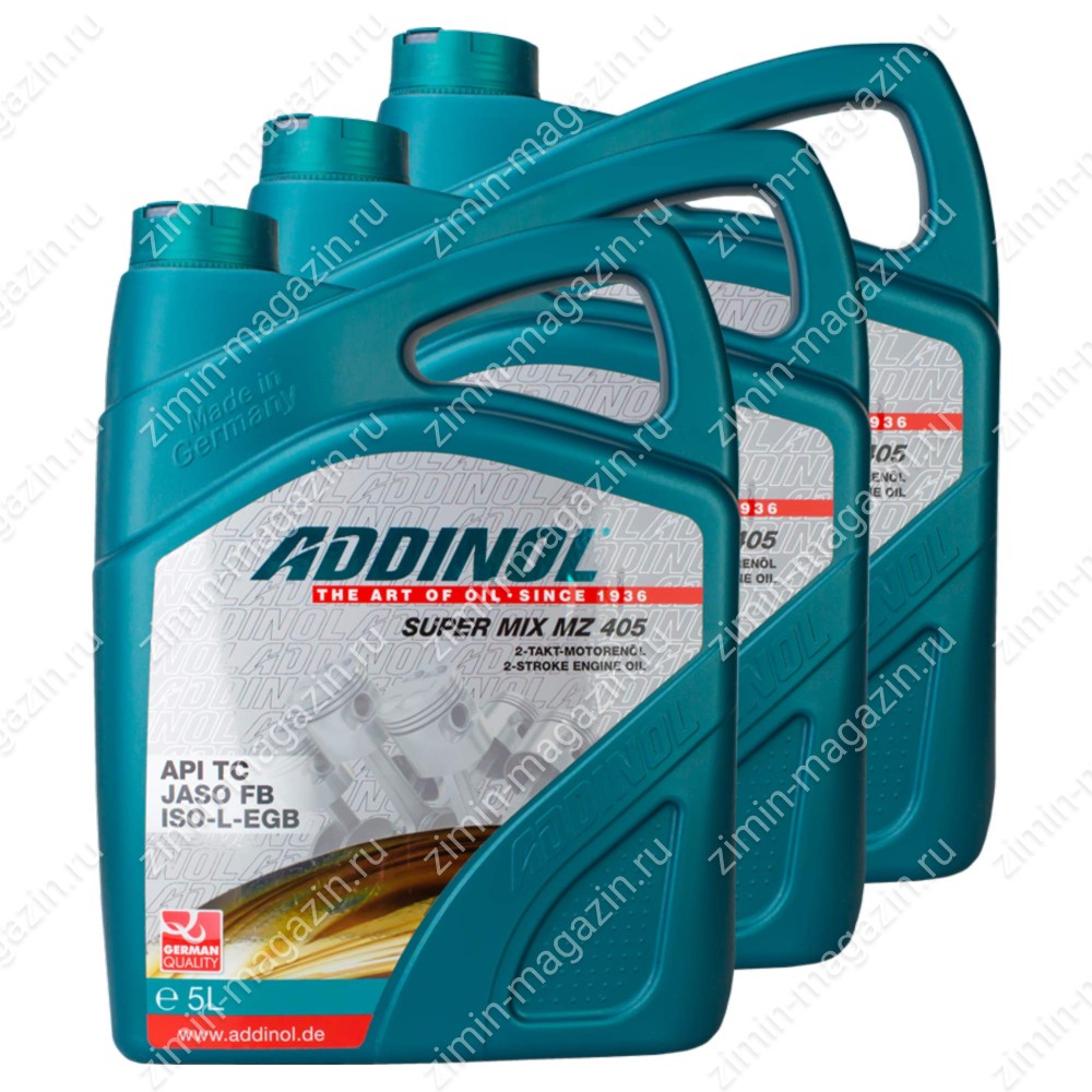 Масло моторное для 2-тактных двигателей п/синт., 5л ADDINOL Super 2Т MZ 406, API TC, JASO FC