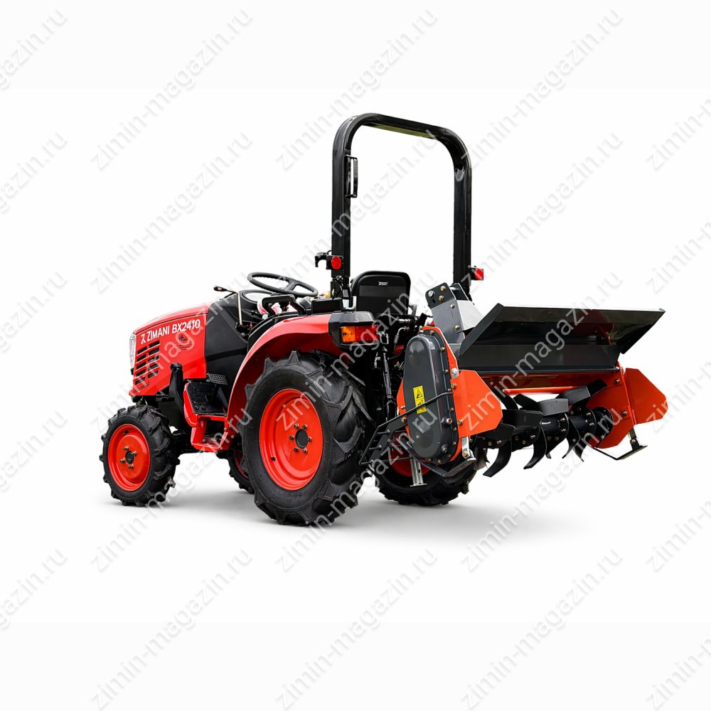Минитрактор ZimAni BX2410 с фрезой ZimAni TRX95