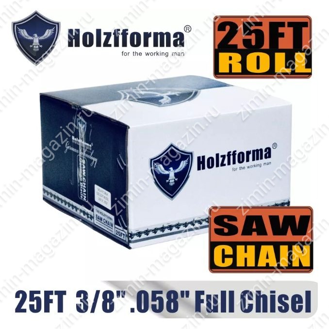 Бухта цепи Holzfforma 3/8", 1.5 мм, 30,48 м