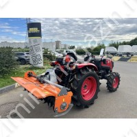 Минитрактор Mahindra OJA 3136 с почвофрезой для тракторов ZimAni TRX 95-180 см