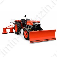 Минитрактор Kubota L4508 с отвалом и косилкой Wirax