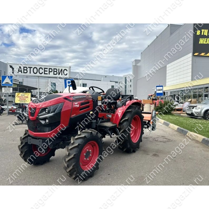 Минитрактор Mahindra OJA 3136 с почвофрезой для тракторов ZimAni TRX 95-180 см - фото 3