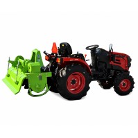 Минитрактор Mahindra OJA 2130 4WD с почвофрезой Kerland 