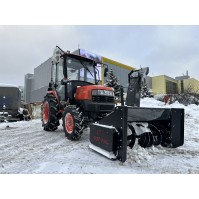 Снегоуборочный минитрактор Kubota L3408 с шнекоротором и кабиной