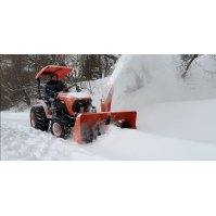 Фронтальный снегоотбрасыватель Zimani-Kubota с эл. Регулировкой желоба