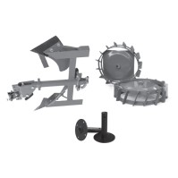 Комплект для вспашки с 2-х поворотным плугом (!)