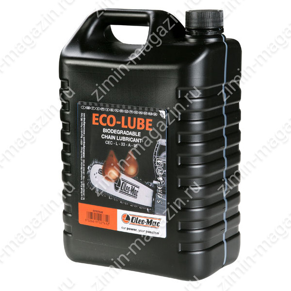 Масло для цепей Ecolube на растит.основе 5л. 4шт/кор Oleo-Mac